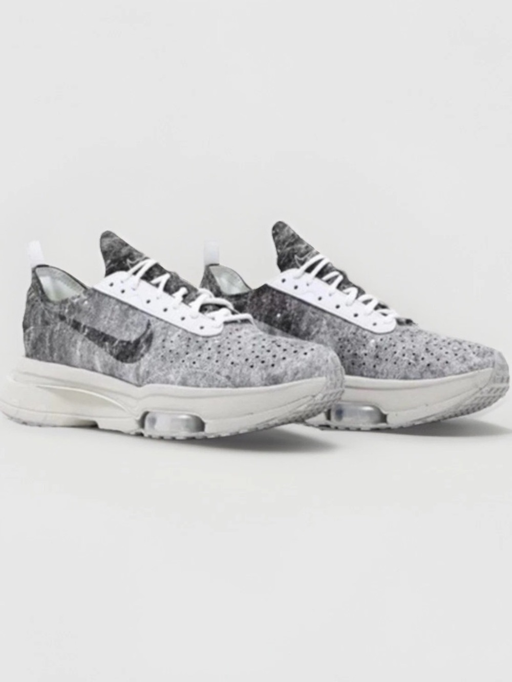 Nike Gray and White Athletic Women's Sneakers
